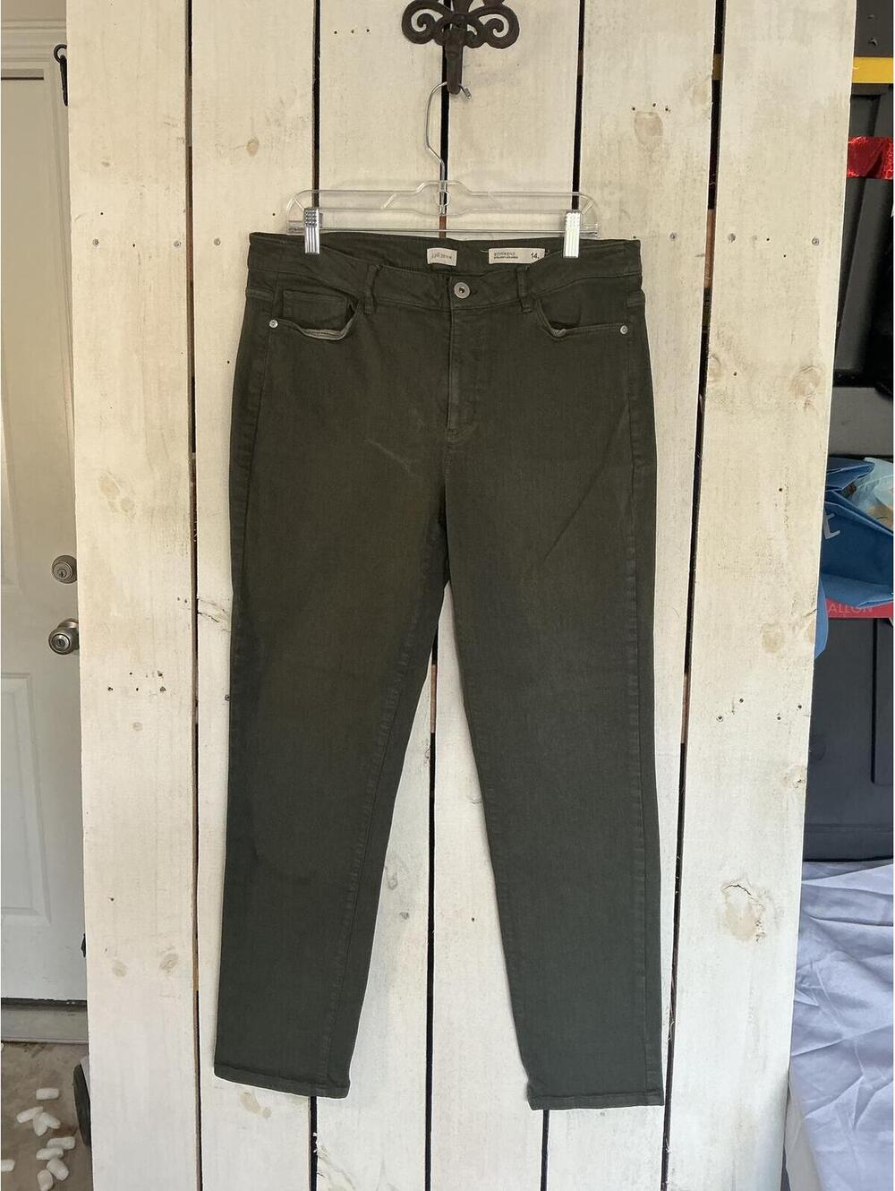 J.Jill Boyfriend Straight Leg Ankle Jeans Size 14